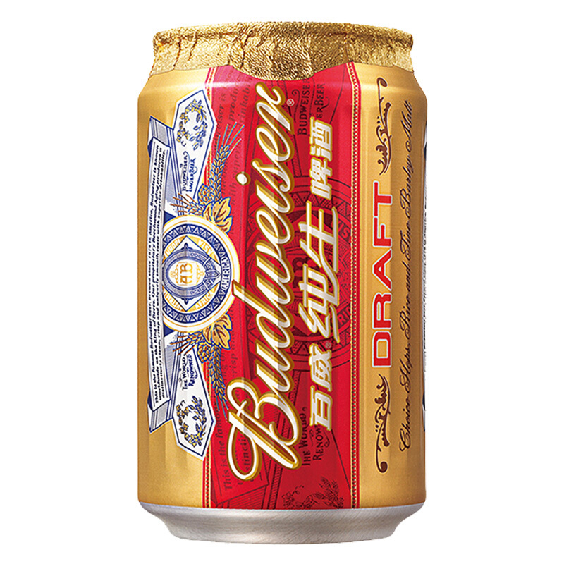 百威（Budweiser）純生啤酒330ml*24聽(tīng)