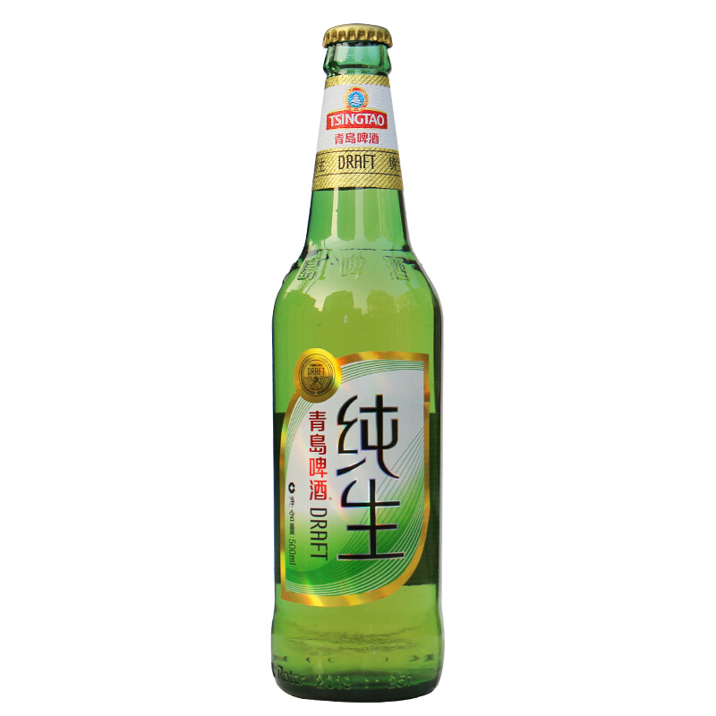 青岛啤酒（Tsingtao）纯生500ml单瓶