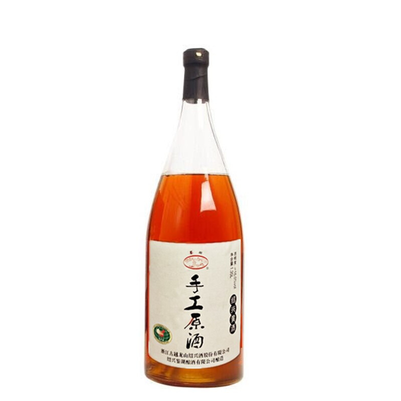 古越龍山鑒湖手工原酒半干型紹興黃酒1350ml單瓶裝