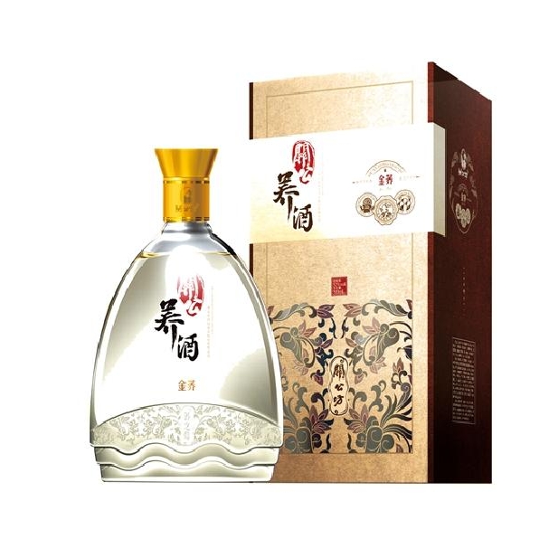 湖北稻花香酒關(guān)公金蕎42度濃香型500ml單瓶裝