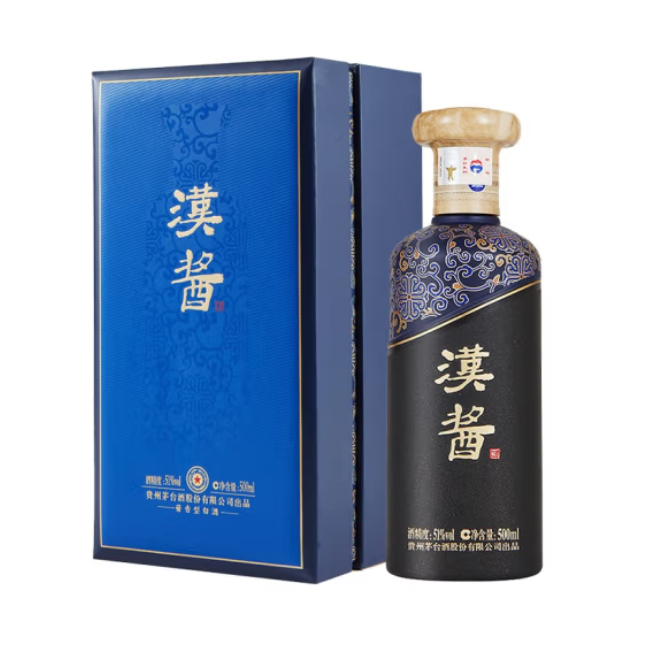 汉酱酒 茅 酱香型白酒 51度 500ml*6 整箱装