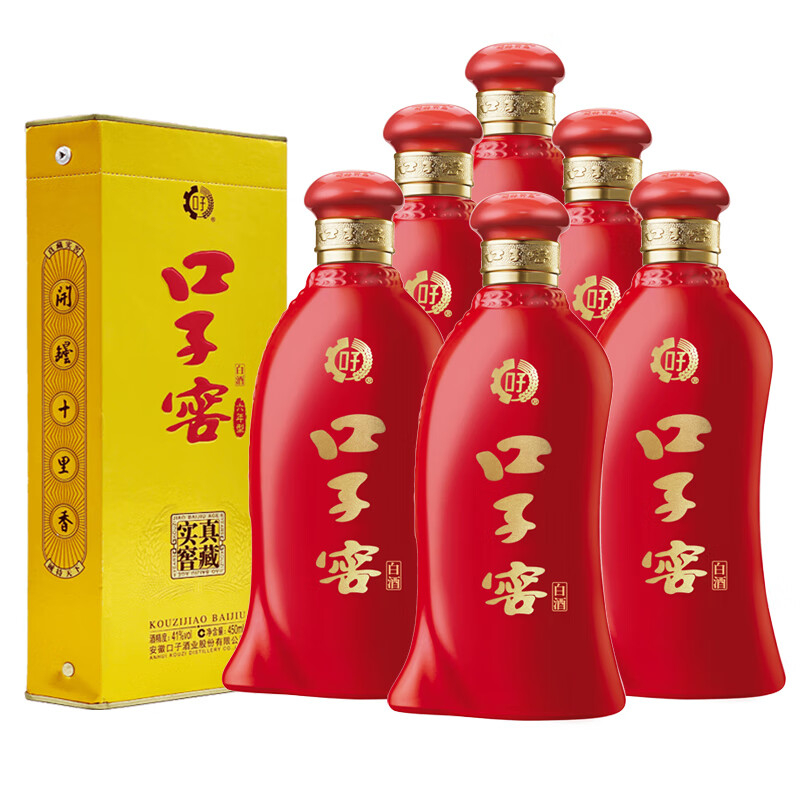 口子窖 6年型 41度白酒 450ml