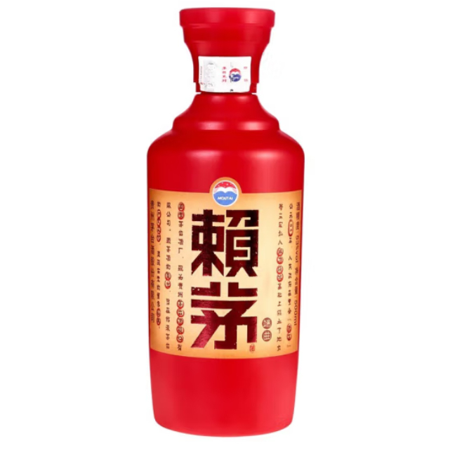 赖茅 端曲 红瓶53度500ml 酱香型白酒