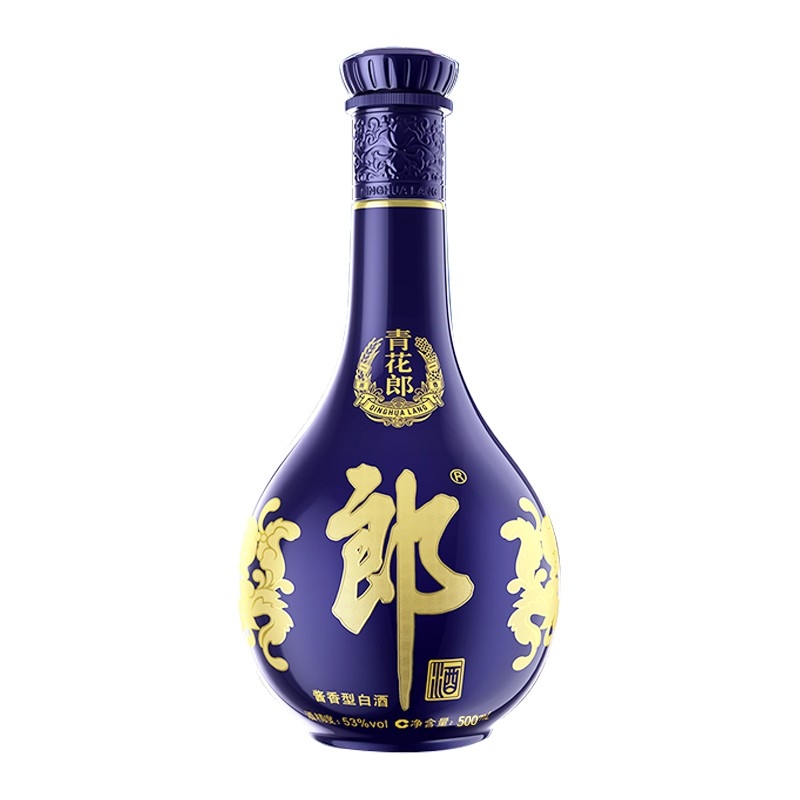 郎酒青花郎陳釀53度醬香型白酒 500ml