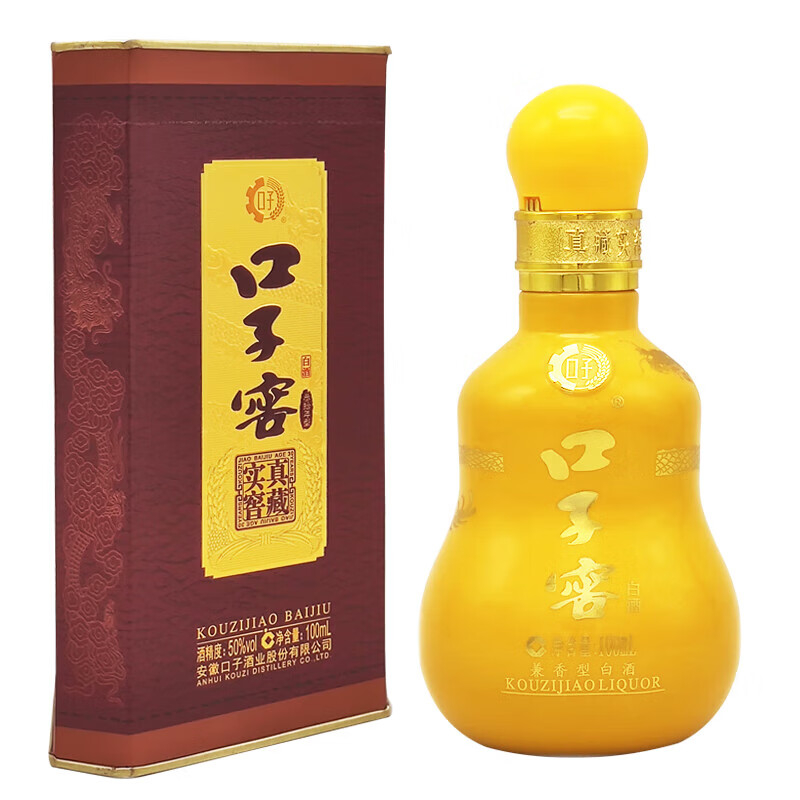 口子窖三十年型50度兼香型白酒100ml