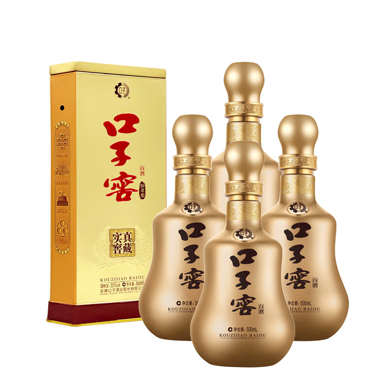 口子窖十年型50度兼香型白酒500ml