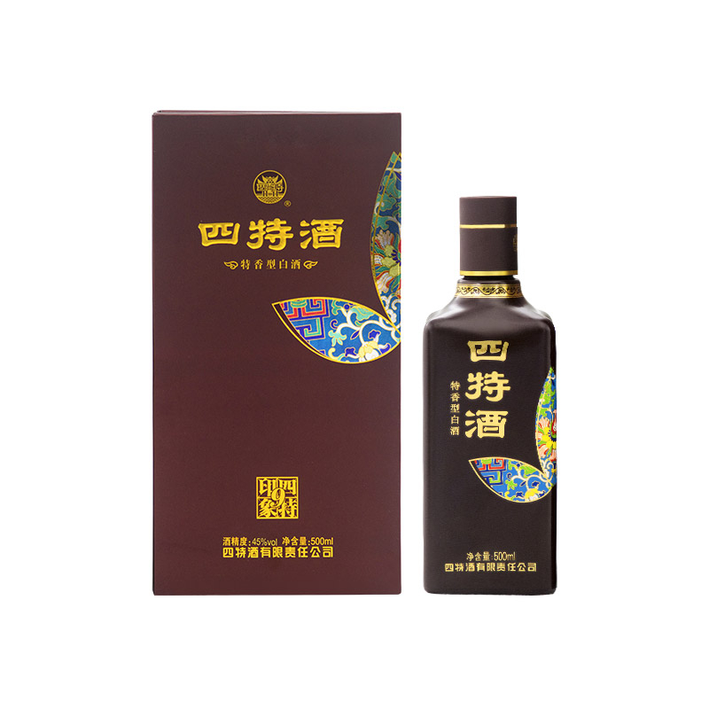 四特印象9号45度特香型白酒500ml