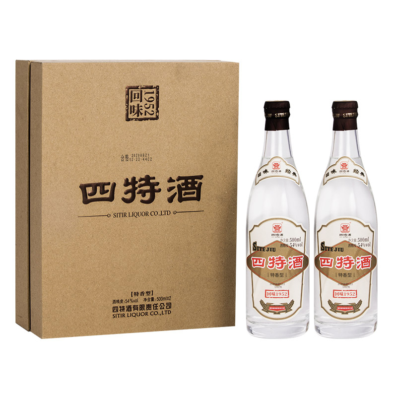 四特回味1952 54度特香型白酒500ml