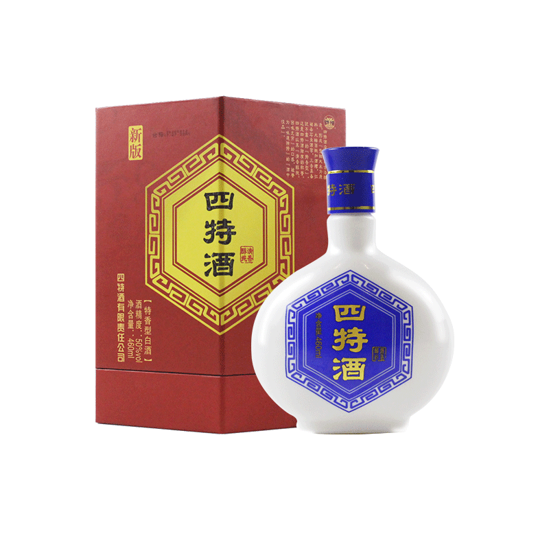 四特菱形四特50度特香型白酒460ml