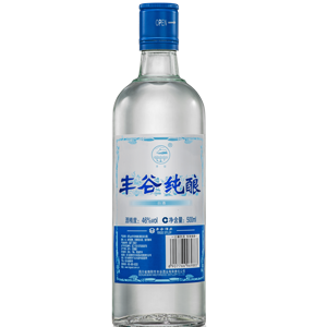 四川豐谷酒業(yè)純釀藍(lán)標(biāo)52度濃香型500ml單瓶裝