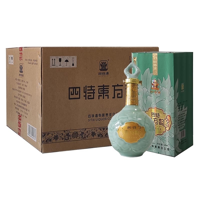 四特酒 东方韵国韵(老) 52度白酒 500ml 整箱装