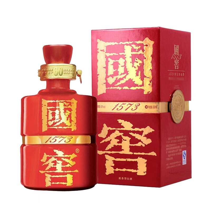 瀘州老窖國(guó)窖國(guó)學(xué)60度濃香型白酒500ml*2禮盒裝