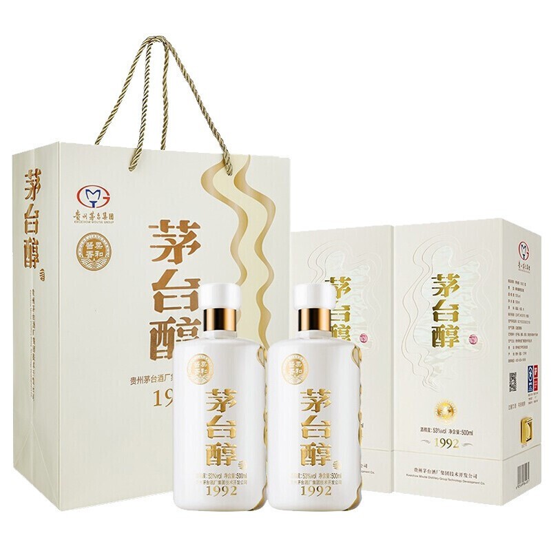 茅臺醇 1992 53度白酒 500ml*6