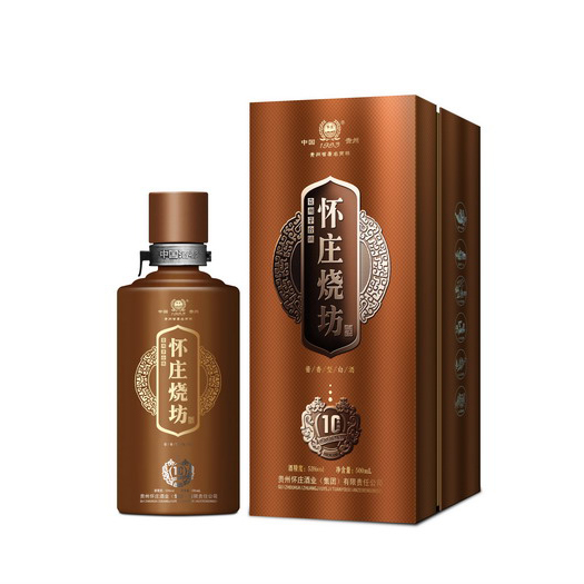 茅臺(tái)鎮(zhèn)懷莊燒坊酒10年新品53度醬香型500ml單瓶裝