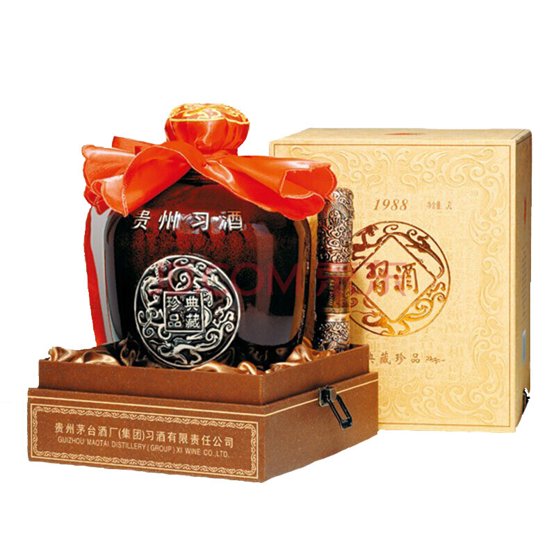 贵州习酒窖藏1988典藏珍品53度酱香型3L坛装