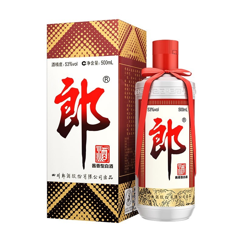 2000年郎酒 郎酒53度 白酒500ml