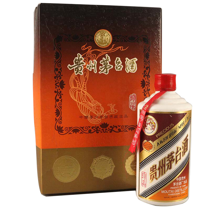 貴州茅臺(tái)集團(tuán)方印珍品80年代口感醬香型53度白酒500ml單瓶裝