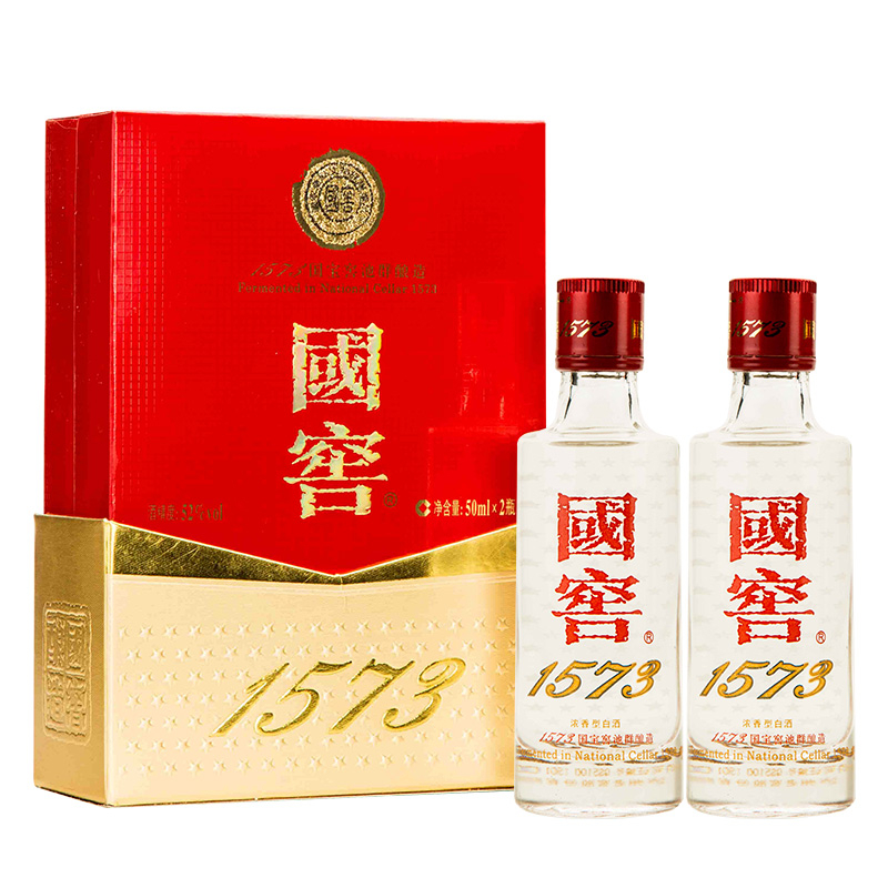 泸州老窖 国窖1573 浓香型白酒 52度50ml