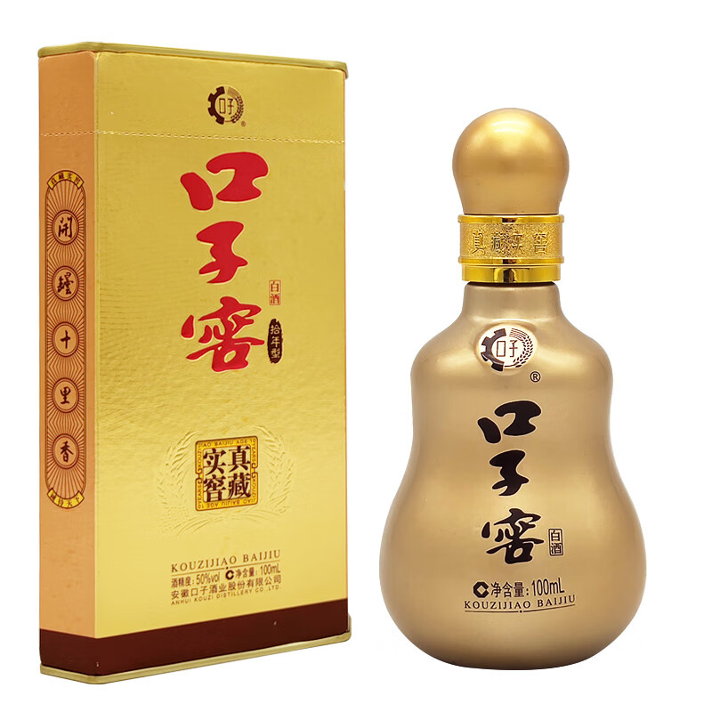 口子窖十年型50度兼香型白酒100ml