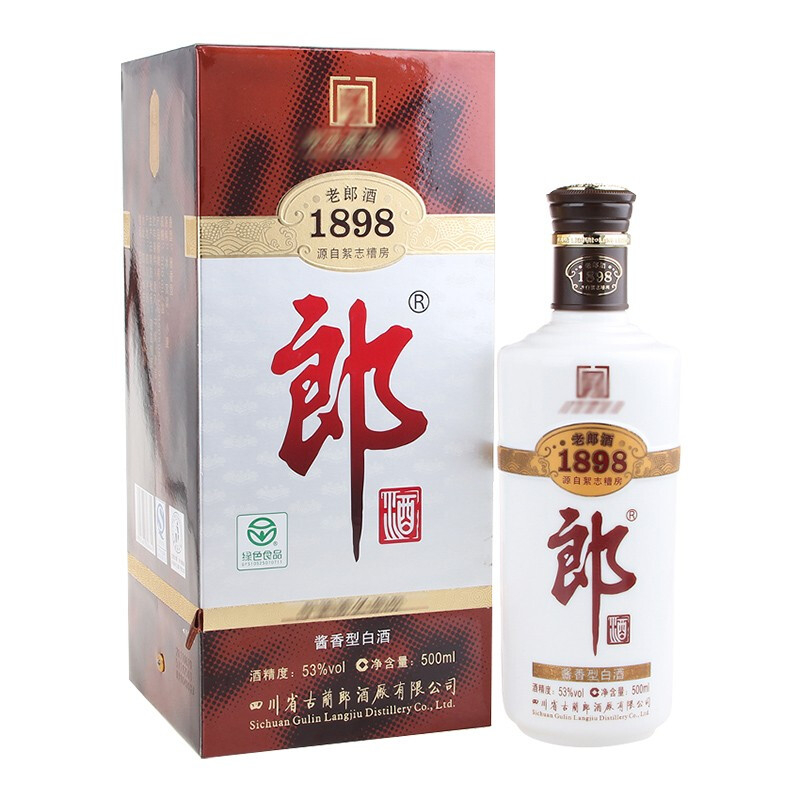 郎酒集团2011年53度老郎酒1898酱香型白酒500ml单瓶装