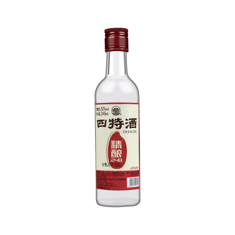 四特精酿248 52度特香型白酒248ml