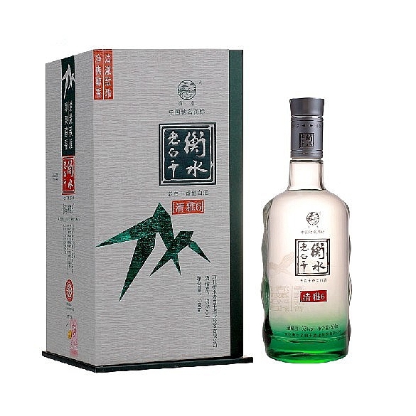 河北省衡水老白干清雅6口感干香型52度白酒500ml單瓶裝