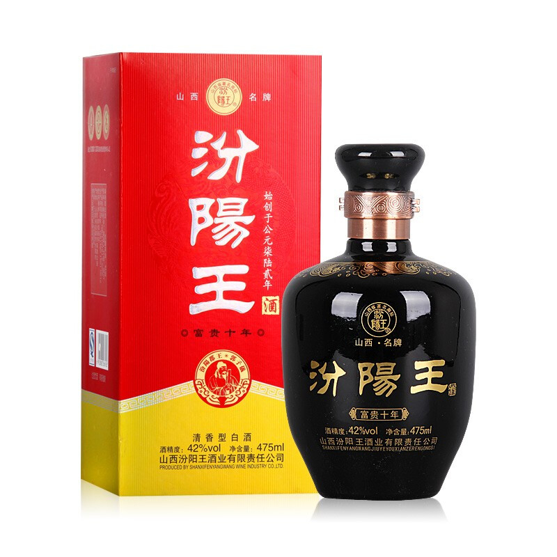 山西汾陽(yáng)王富貴42度清香型475ml單瓶裝