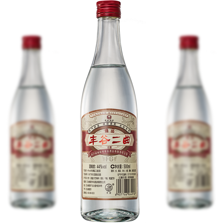 四川丰谷酒业丰谷二曲精品44度浓香型500ml