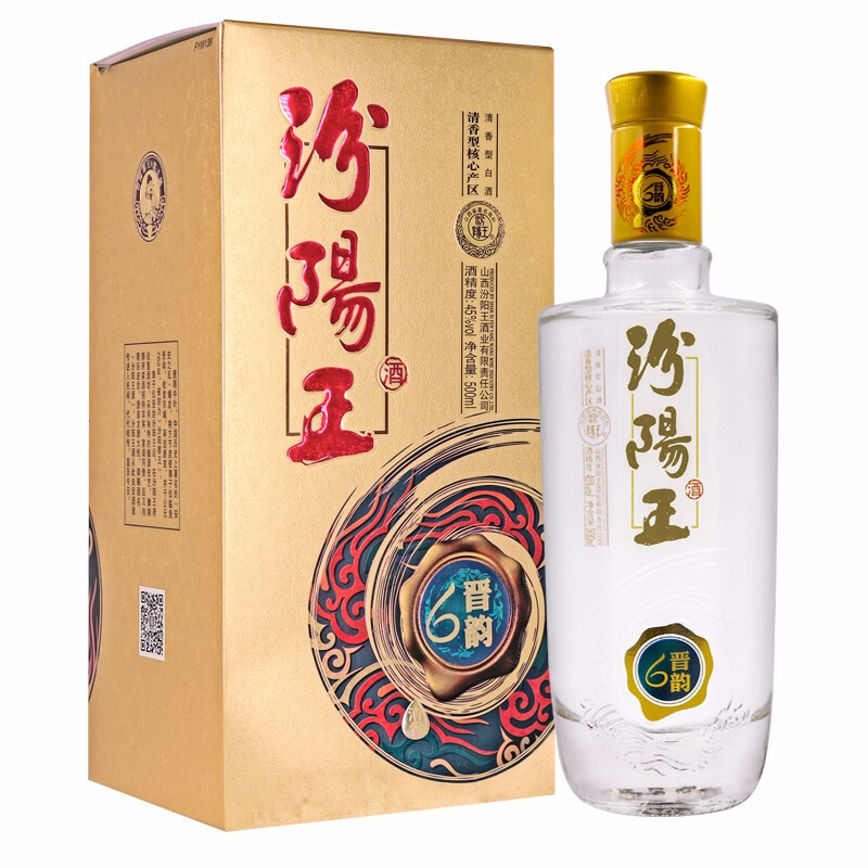 山西汾陽(yáng)王45度晉韻6清香型500ml單瓶裝