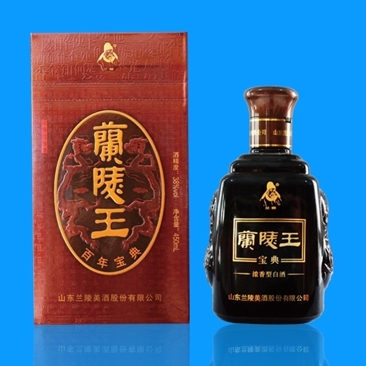 蘭陵酒蘭陵王寶典38度濃香型450ml瓶裝