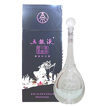 五糧液祝君一帆風(fēng)順鄭和版口感濃香型39度白酒480ml單瓶裝