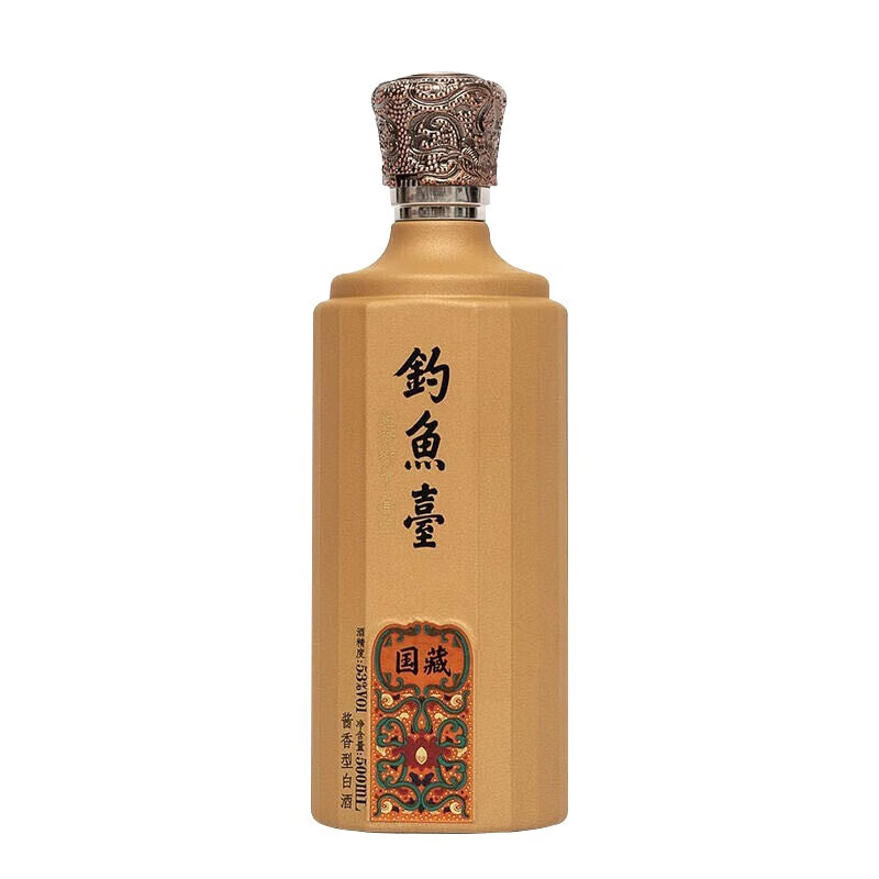 钓鱼台 国藏 53度白酒 500ml*6