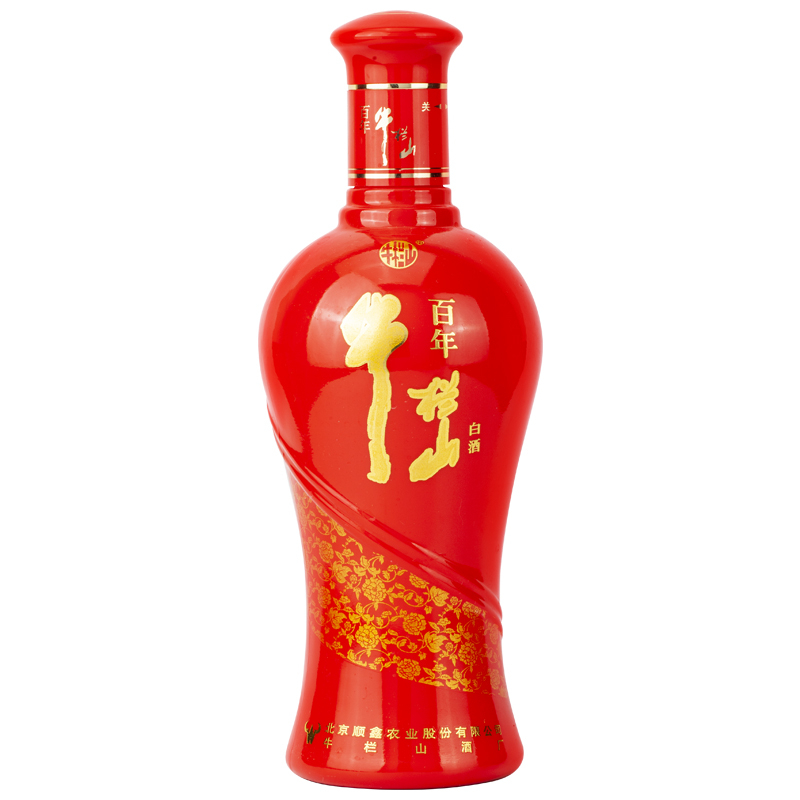 牛栏山酒业百年牛栏山珍品52度铁盒装浓香型白酒500ml