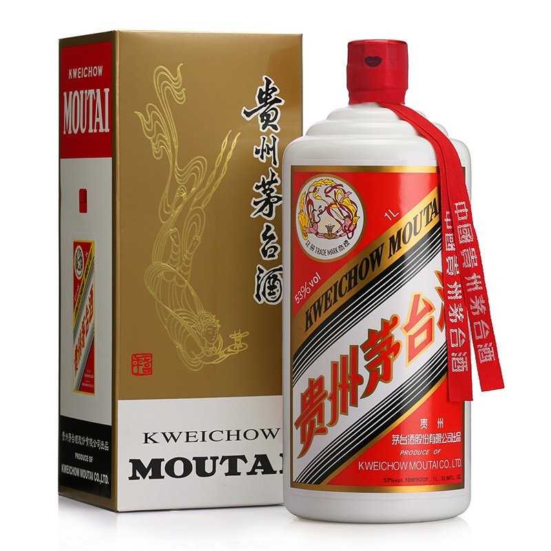 飞天茅台53度酱香型白酒1000ml*6整箱装