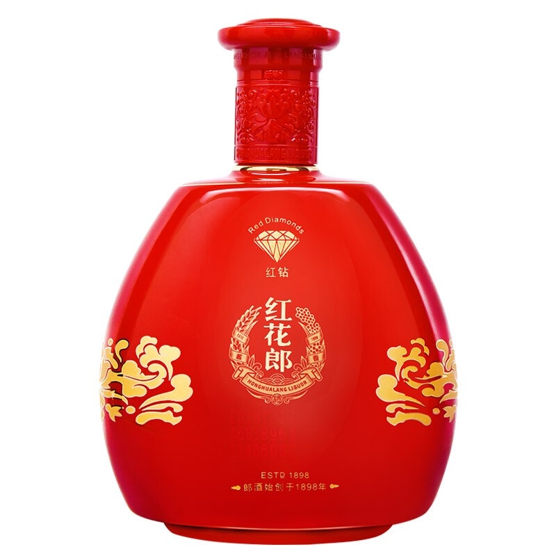 红钻 53度白酒 500ml 单瓶装