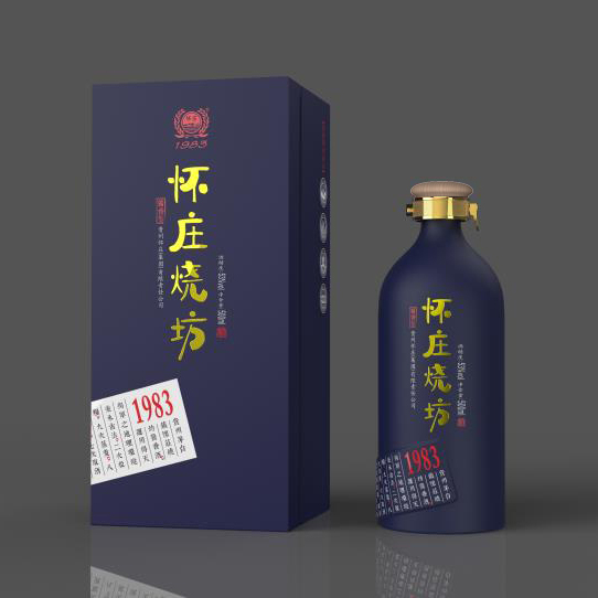 茅臺(tái)鎮(zhèn)懷莊燒坊1983 53度醬香型500ml單瓶裝