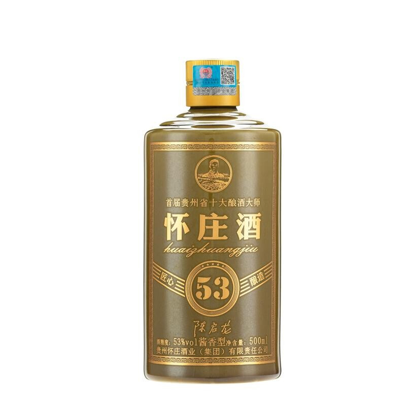 茅台镇怀庄大曲匠心酿造53度酱香型500ml单瓶装