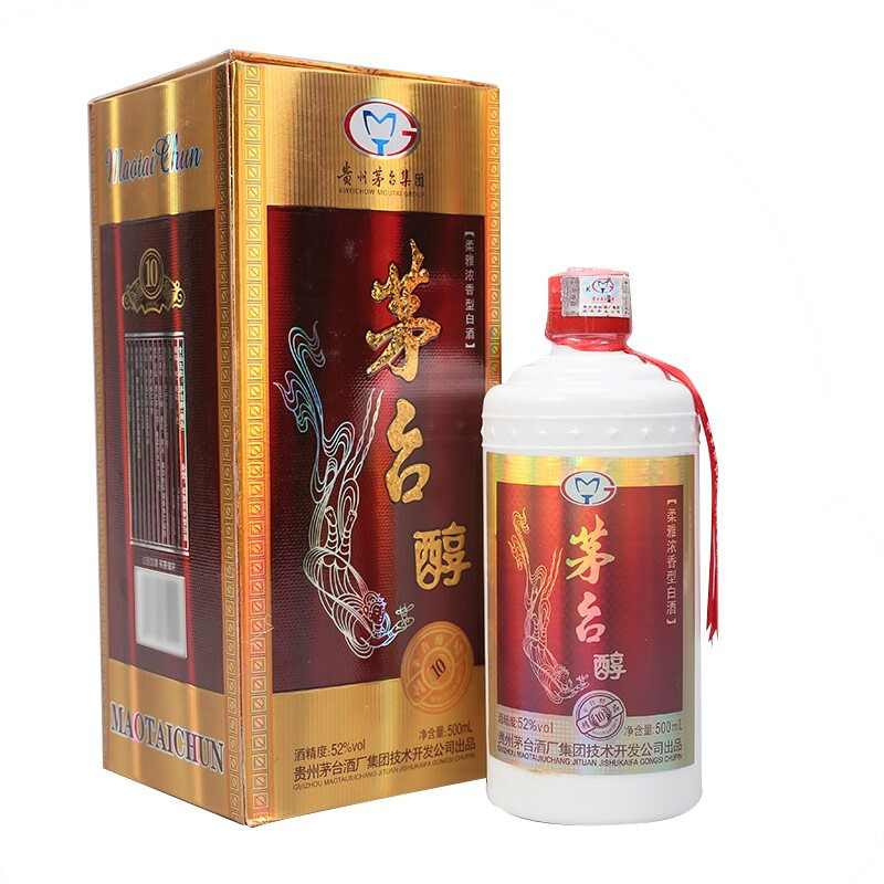 貴州茅臺集團(tuán)茅臺醇精品10口感濃香型52度白酒500ml單瓶裝