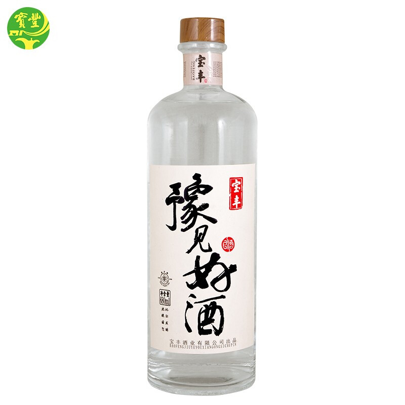 河南省寶豐酒豫見好酒46度清香型680ml單瓶裝