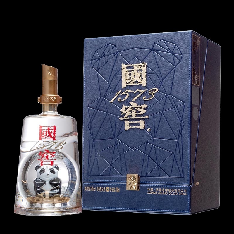 四川瀘州老窖國(guó)窖1573熊貓版53度濃香型白酒960ml