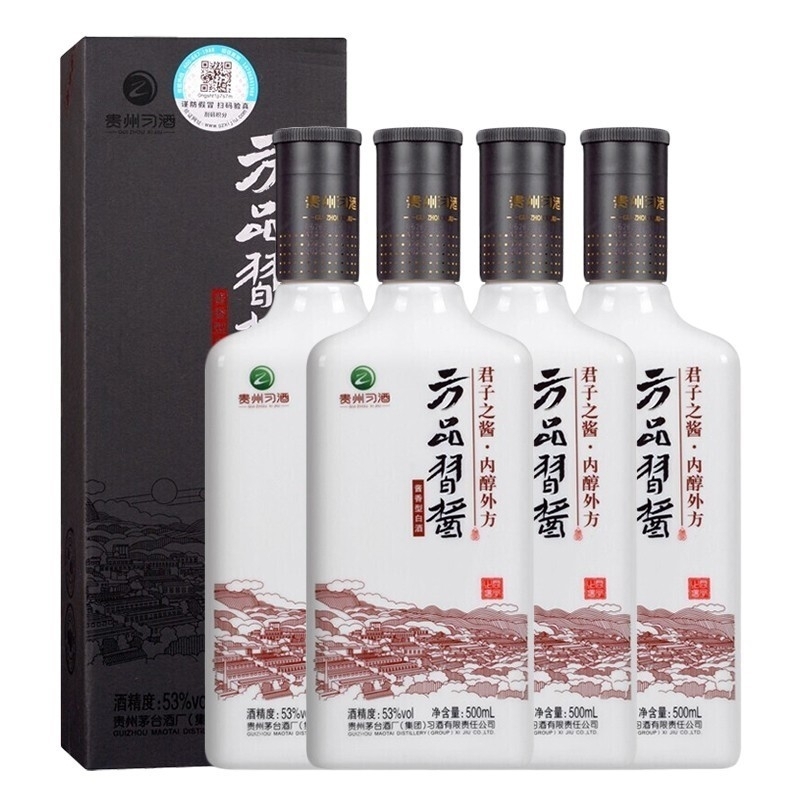 貴州習酒方品習醬53度醬香型500ml單瓶