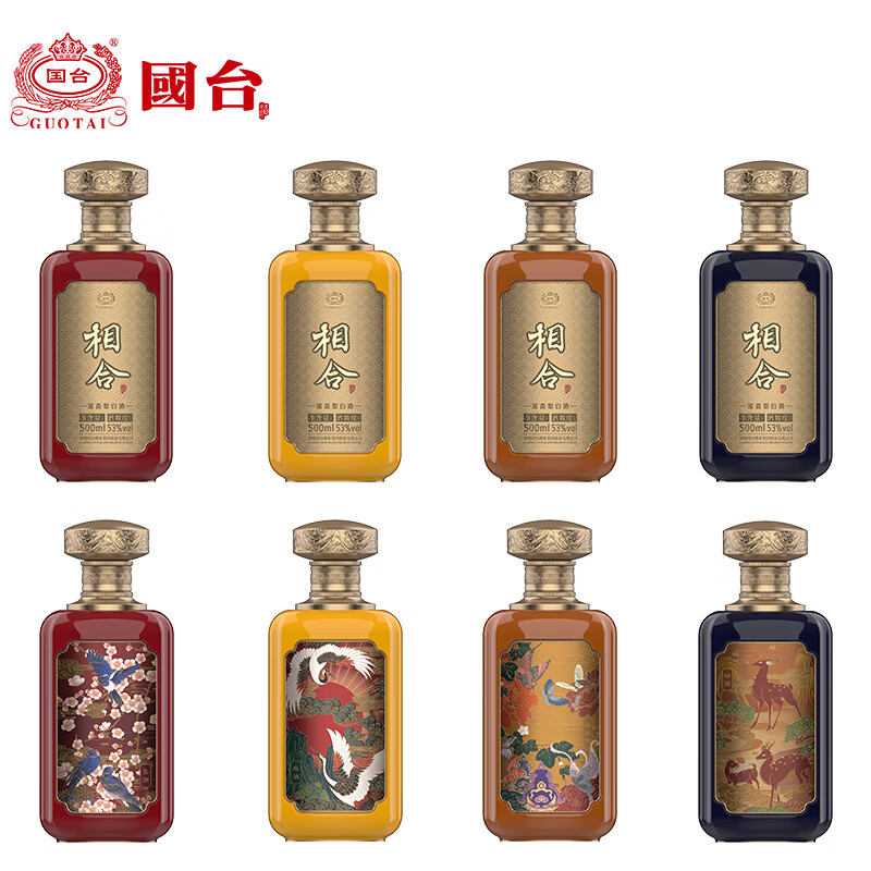 国台相合53度酱香型白酒500ml