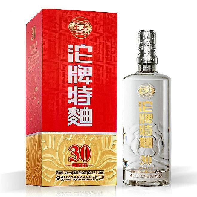 沱牌特曲30年窖龄50度浓香型白酒500ml单瓶装