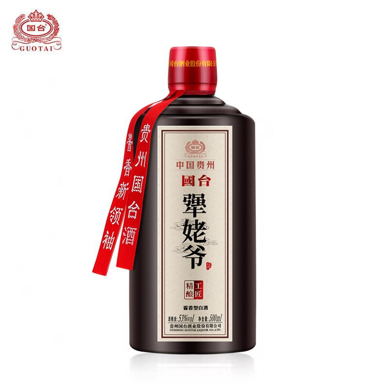 貴州國臺(tái)酒犟姥爺53度醬香型500ml單瓶裝